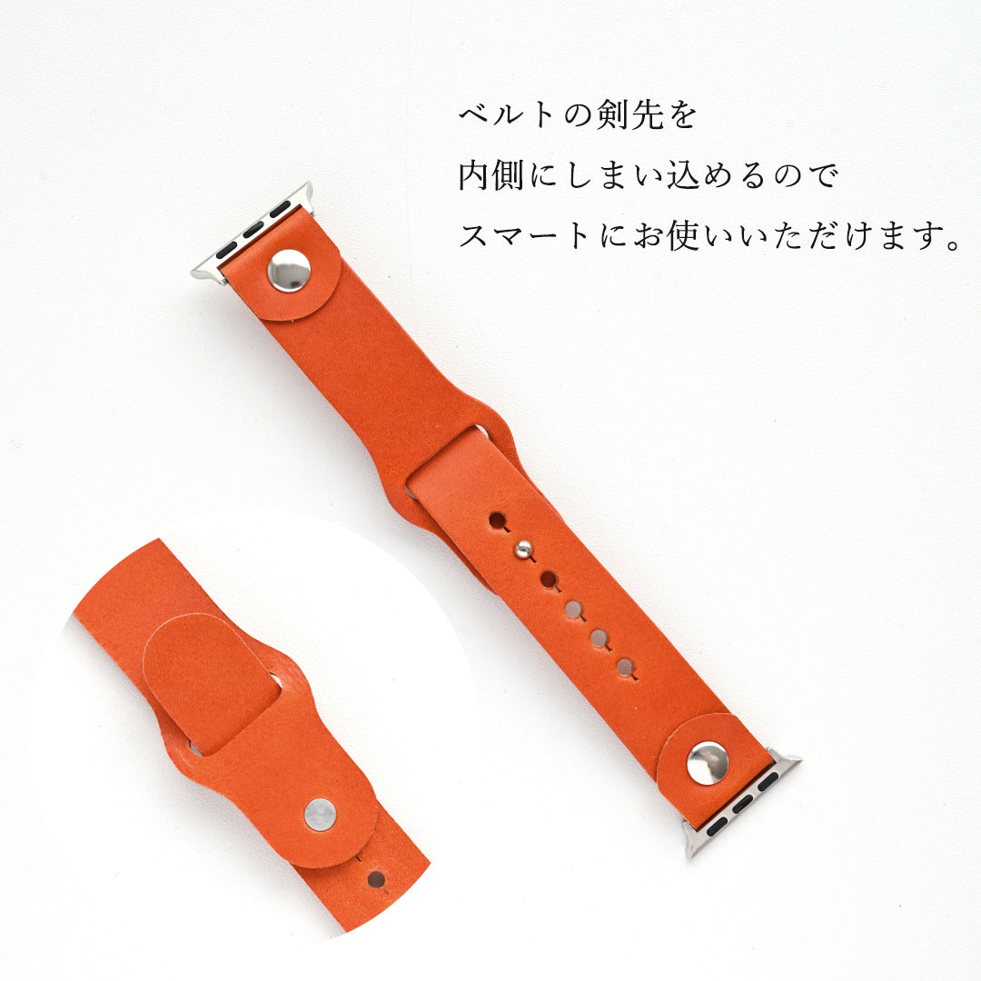 栃木レザー Sジーンズ アップルウォッチ バンド ニッケルフリー