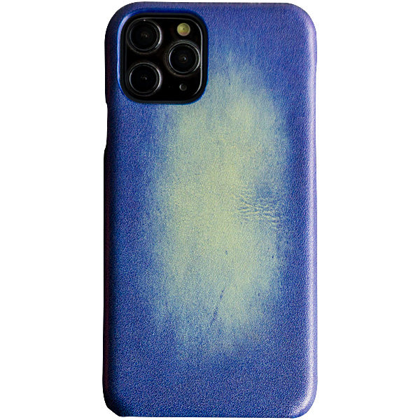 BASIO active SHG09 au スマホケース まるっと全貼り 姫路レザー グラデーションレザー