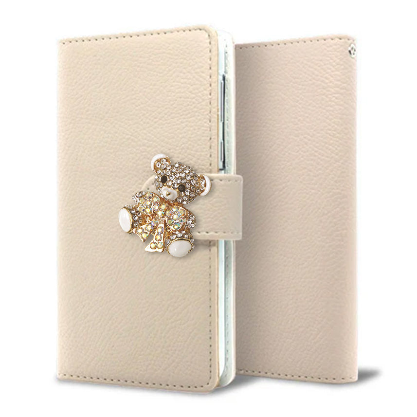 Xperia 5 III SOG05 au レザーハイクラス 手帳型ケース 耐衝撃