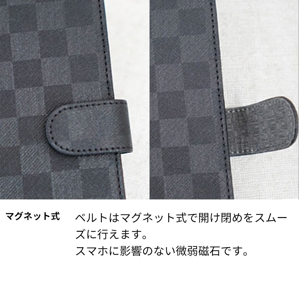 AQUOS sense2 SHV43 au クリアプリントブラックタイプ 手帳型ケース