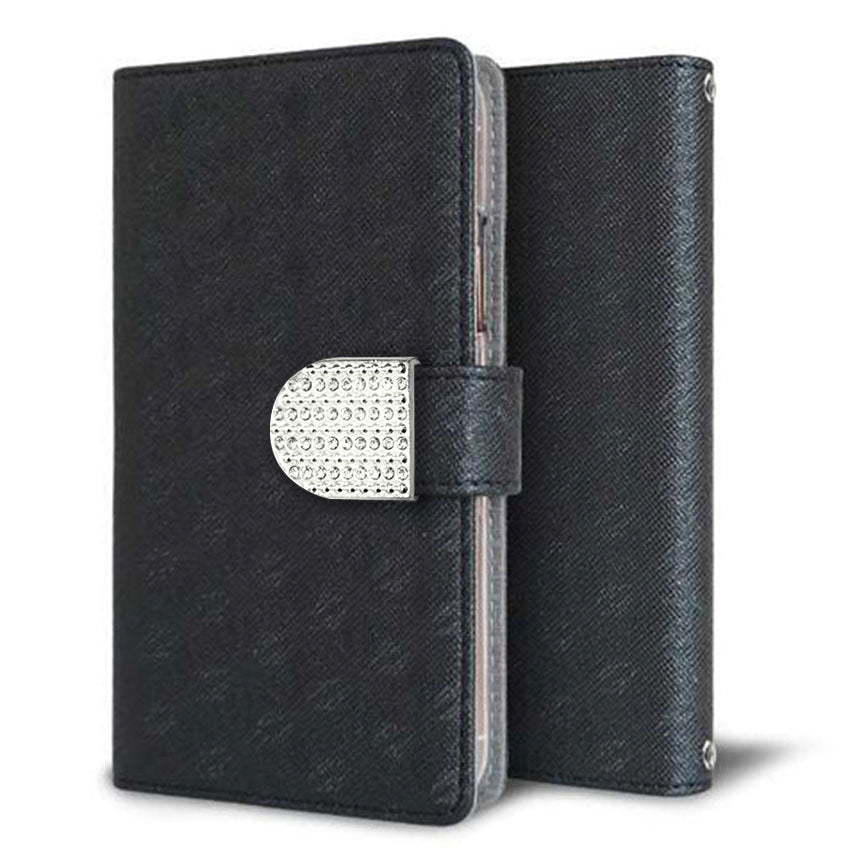 OPPO Reno10 Pro 5G A302OP SoftBank クリアプリントブラックタイプ 手帳型ケース