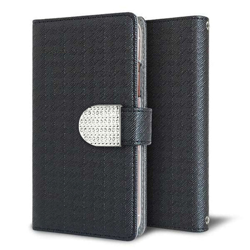 Xiaomi 13T Pro A301XM SoftBank クリアプリントブラックタイプ 手帳型ケース