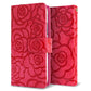 Xiaomi 14T XIG07 au Rose（ローズ）バラ模様 手帳型ケース 耐衝撃