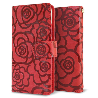 Redmi Note 11 Rose（ローズ）バラ模様 手帳型ケース 耐衝撃