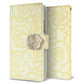 AQUOS wish A104SH Y!mobile Rose（ローズ）バラ模様 手帳型ケース 耐衝撃