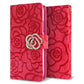 LG VELVET L-52A docomo Rose（ローズ）バラ模様 手帳型ケース 耐衝撃