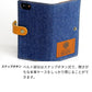 Xiaomi 14T XIG07 au 岡山デニム×本革仕立て 手帳型ケース 耐衝撃