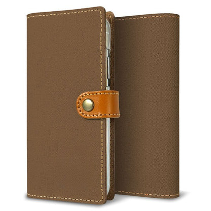 iPhone 11 Pro Max 倉敷帆布×本革仕立て 手帳型ケース 耐衝撃