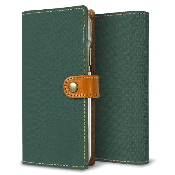 AQUOS R8 pro SH-51D docomo 倉敷帆布×本革仕立て 手帳型ケース 耐衝撃