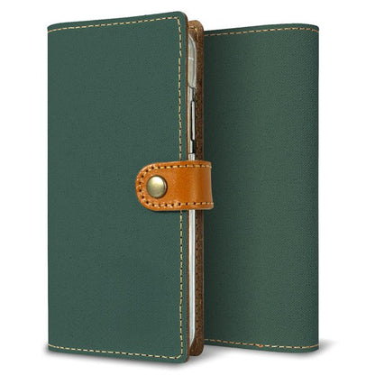 arrows NX F-01J docomo 倉敷帆布×本革仕立て 手帳型ケース 耐衝撃