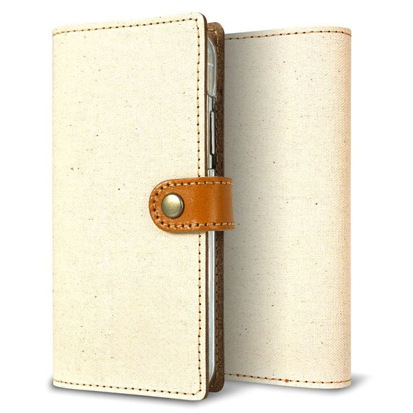 Google Pixel 3 倉敷帆布×本革仕立て 手帳型ケース 耐衝撃