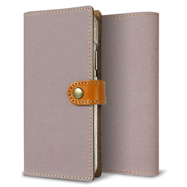 arrows 5G F-51A docomo 倉敷帆布×本革仕立て 手帳型ケース 耐衝撃