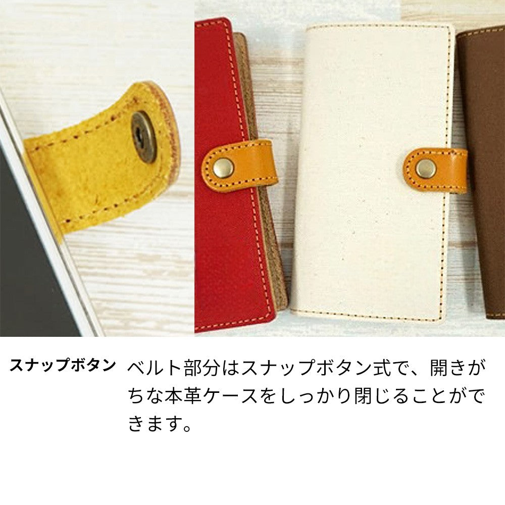 Xperia 5 V XQ-DE44 倉敷帆布×本革仕立て 手帳型ケース 耐衝撃