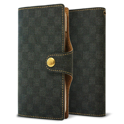 BASIO active SHG09 au チェックパターン手帳型ケース 耐衝撃