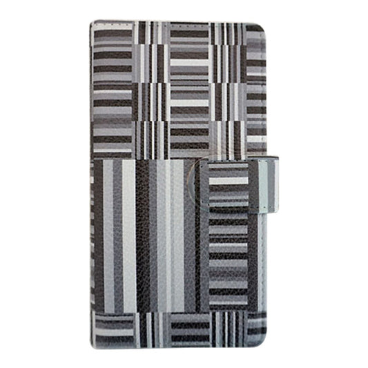 iPhone13 mini スマホケース 手帳型 多機種対応 ストライプ UV印刷