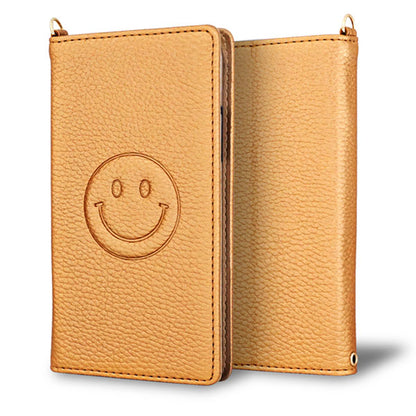 BASIO active2 SHG12 au スマホケース 手帳型 ニコちゃん 耐衝撃