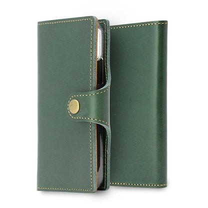 BASIO active2 SHG12 au スマホケース 手帳型 イタリアンレザー KOALA 本革 ベルト付き 耐衝撃