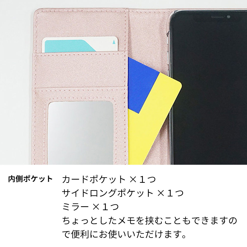 arrows We2 FCG02 au スマホケース 手帳型 ニコちゃん ハート デコ ラインストーン バックル 耐衝撃