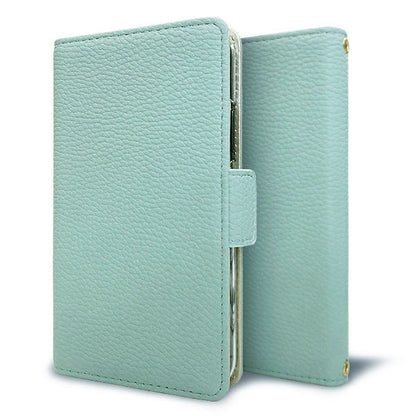 AQUOS sense7 SH-M24 楽天モバイル スマホケース 手帳型 くすみカラー ミラー スタンド機能付