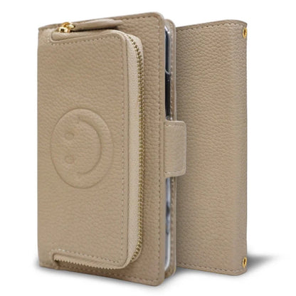 Galaxy A21 SC-42A docomo 財布付きスマホケース 手帳型 コインケース付き ニコちゃん 耐衝撃