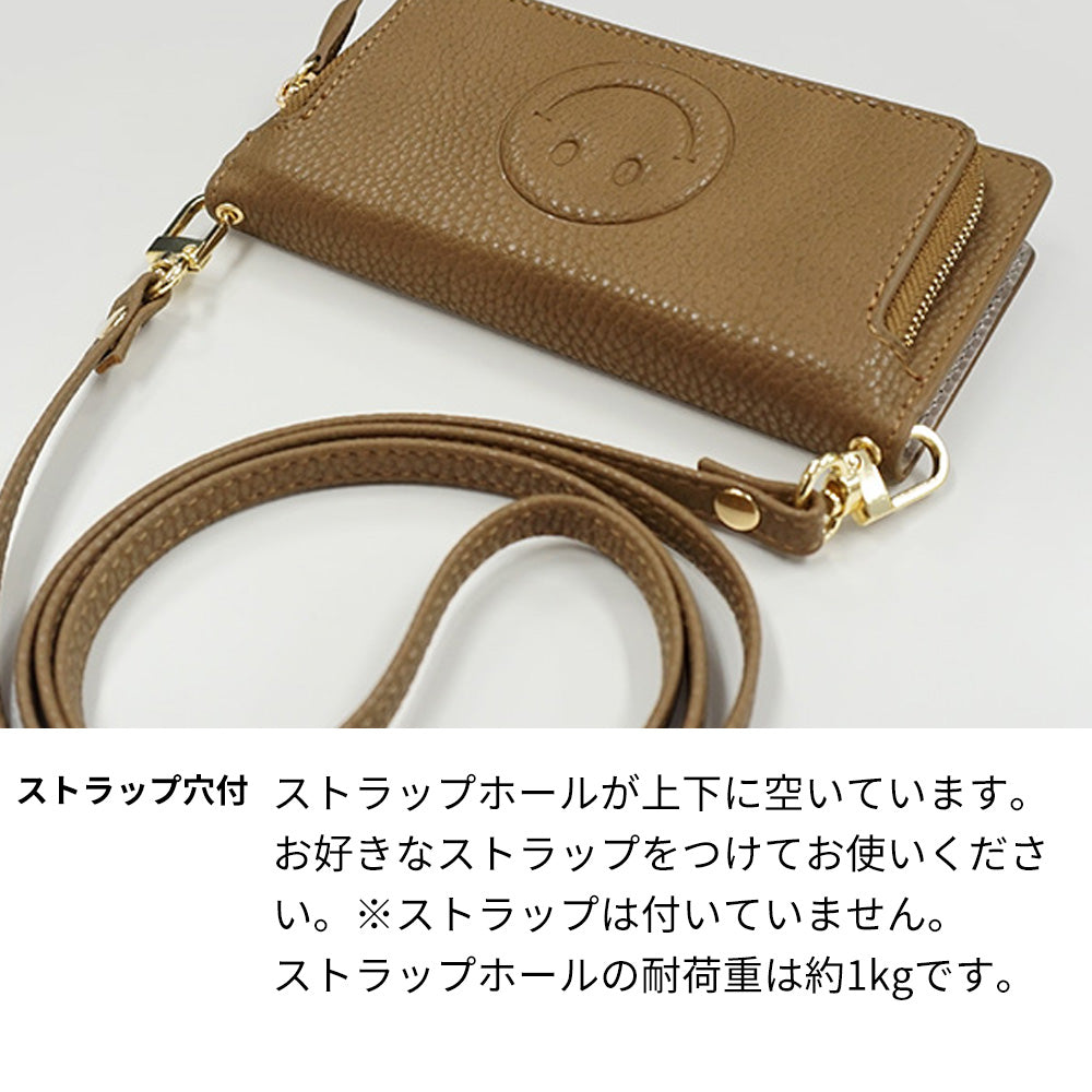 Galaxy A20 SCV46 au スマホケース 手帳型 コインケース付き ニコちゃん