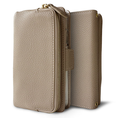 BASIO active SHG09 au 財布付きスマホケース セパレート Simple ポーチ付き 耐衝撃