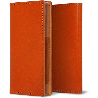 AQUOS sense8 SHG11 au 栃木レザー 手帳型 Sジーンズ ベルトなし マグネットなし 本革 スマホケース 耐衝撃