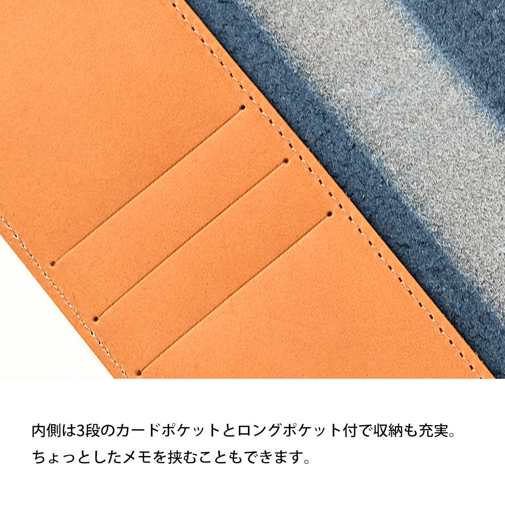 Galaxy A55 5G SC-53E docomo スマホケース 手帳型 ベルト付き ベルト一体型 本革 栃木レザー Sジーンズ 3段ポケット 耐衝撃