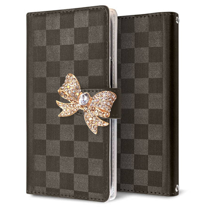 Google Pixel 5 かくれ市松模様 手帳型ケース 耐衝撃