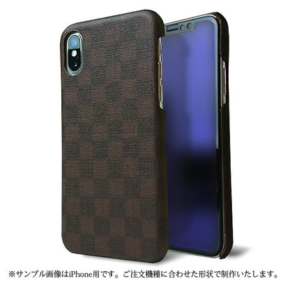 HUAWEI nova lite 3+ POT-LX2J チェックパターンまるっと全貼りハードケース