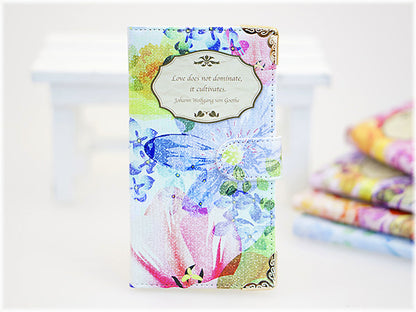 Redmi 12 5G XIG03 au フラワーエンブレム 手帳型ケース 耐衝撃