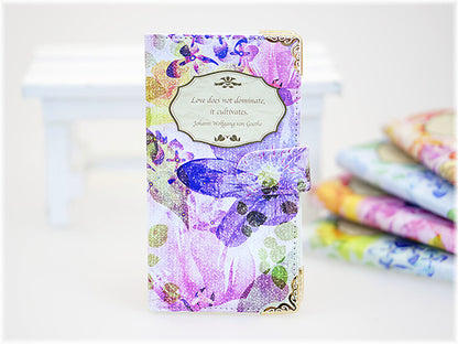 Xperia Ace III SO-53C docomo フラワーエンブレム 手帳型ケース 耐衝撃