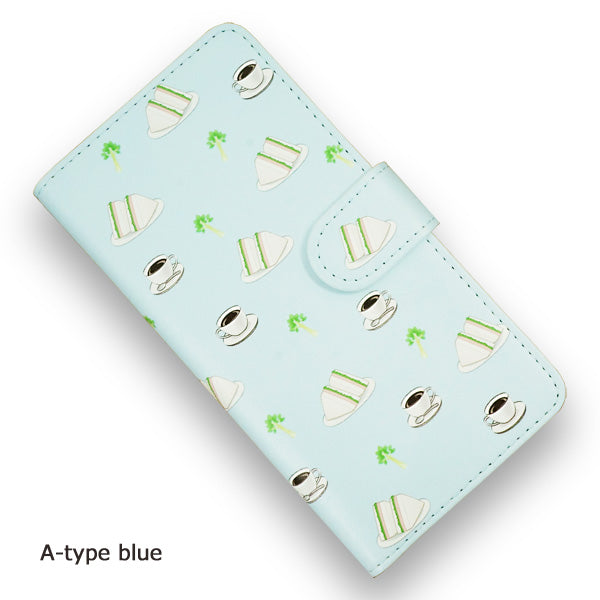 AQUOS wish4 A402SH Y!mobile アムロサンドイッチプリント 手帳型ケース 耐衝撃