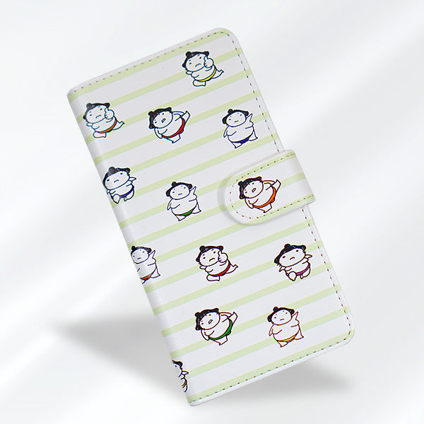 Mi Note 10 Lite お相撲さんプリント手帳ケース