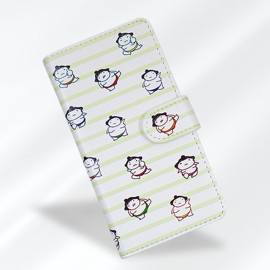 Mi Note 10 Lite お相撲さんプリント手帳ケース