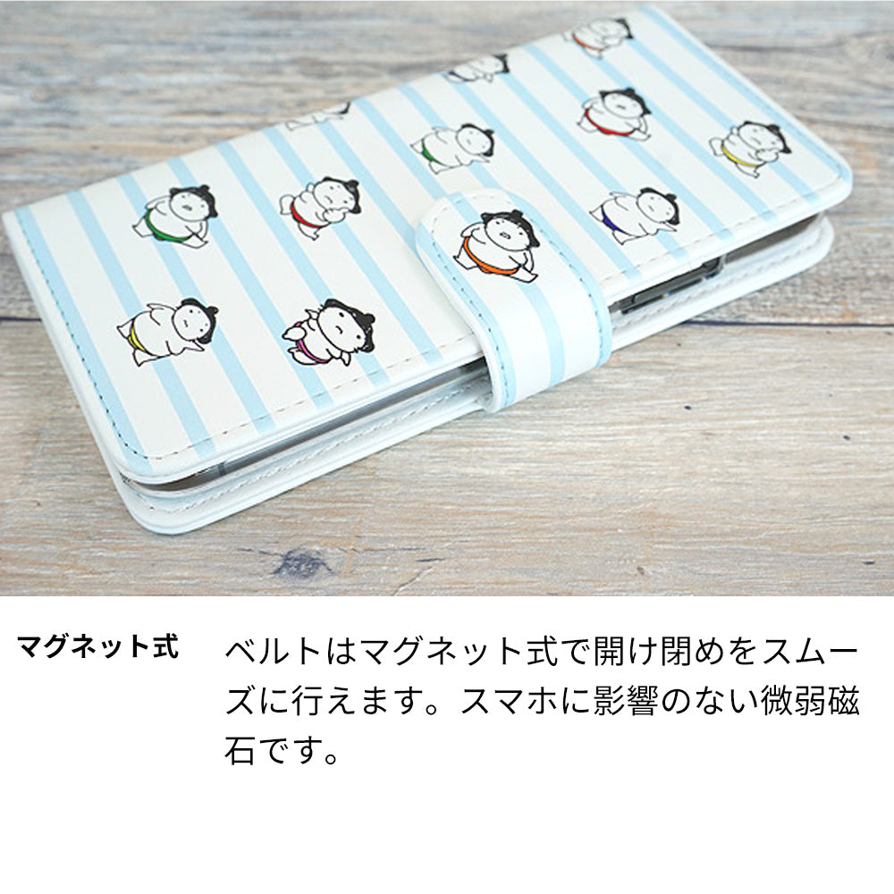 iPhone13 お相撲さんプリント手帳ケース
