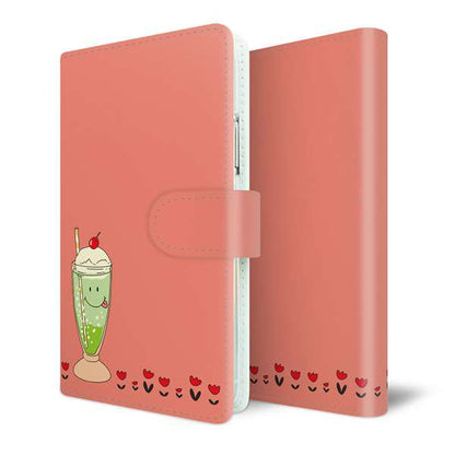 iPhone17 Pro スマホケース 手帳型 スイーツ ニコちゃん スマイル