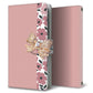 AQUOS wish A104SH Y!mobile くすみガーデン 大人かわいい プリント手帳型ケース 耐衝撃