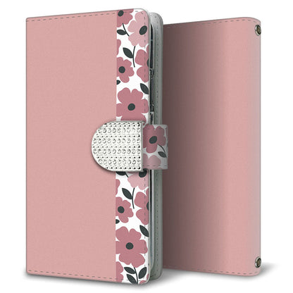 Xperia Z5 Compact SO-02H docomo くすみガーデン 大人かわいい プリント手帳型ケース 耐衝撃