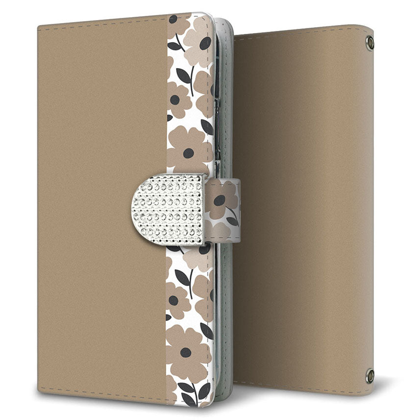 Galaxy S20 5G SC-51A docomo くすみガーデン 大人かわいい プリント手帳型ケース 耐衝撃