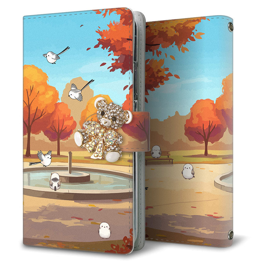 OPPO A3 5G A402OP Y!mobile シマエナガとかわいい時間 プリント手帳型ケース 耐衝撃