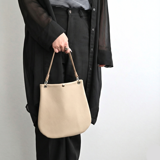 姫路レザー シュリンクレザー BIGミトンポシェット