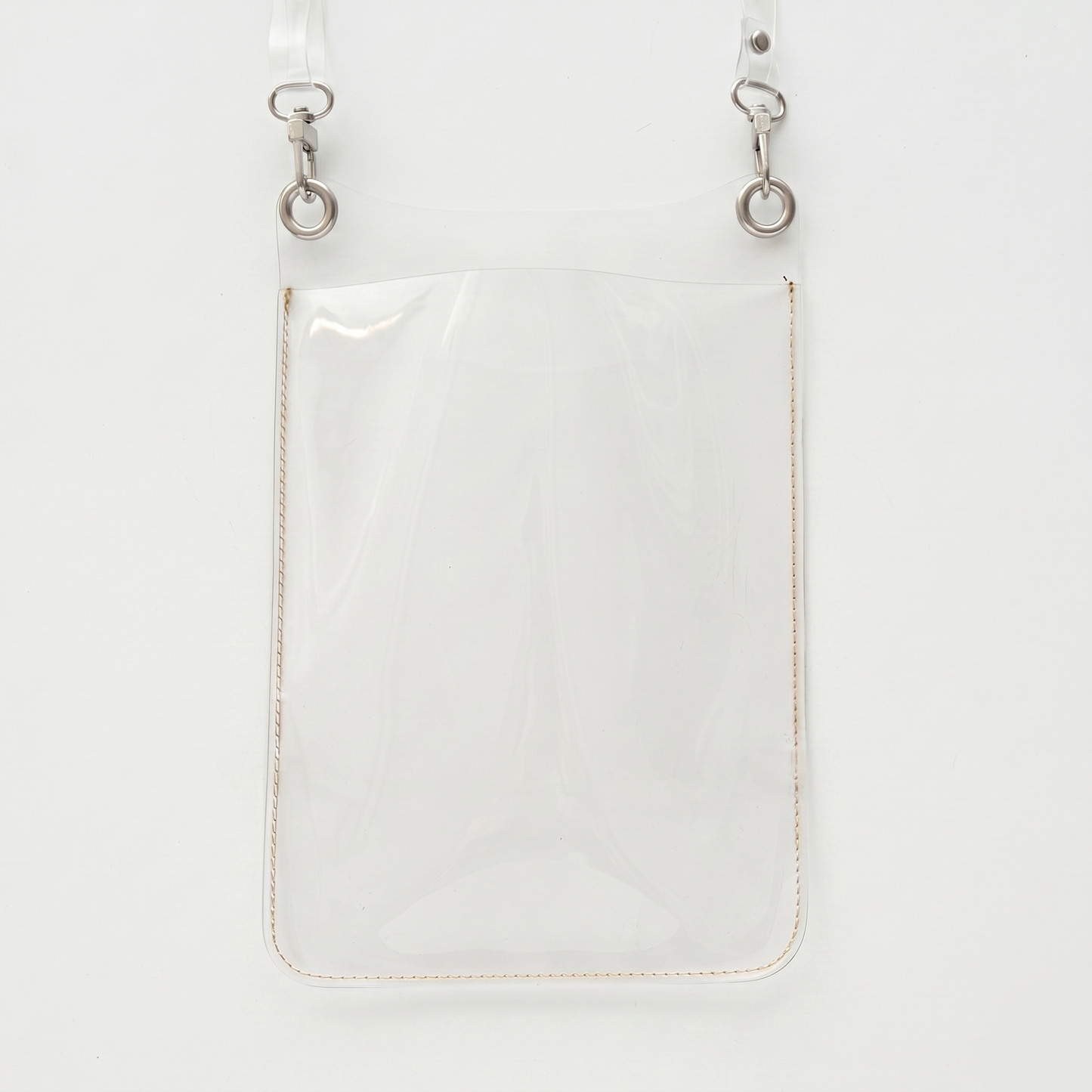 クリア 箔 名入れ スマホポシェット クリアPVC