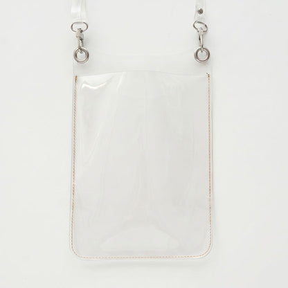 クリア 箔 名入れ スマホポシェット クリアPVC