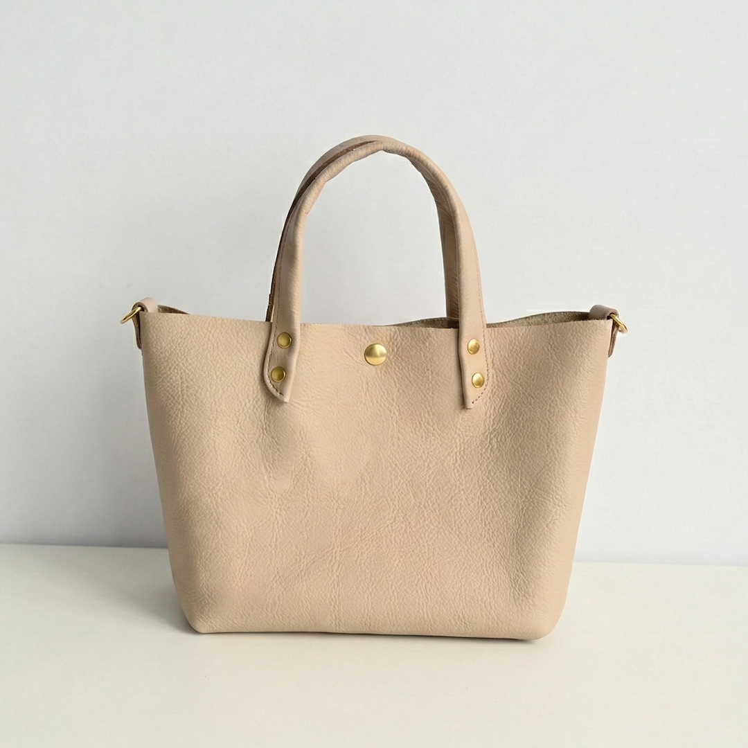 姫路レザー シュリンクレザー ミニトートバッグ