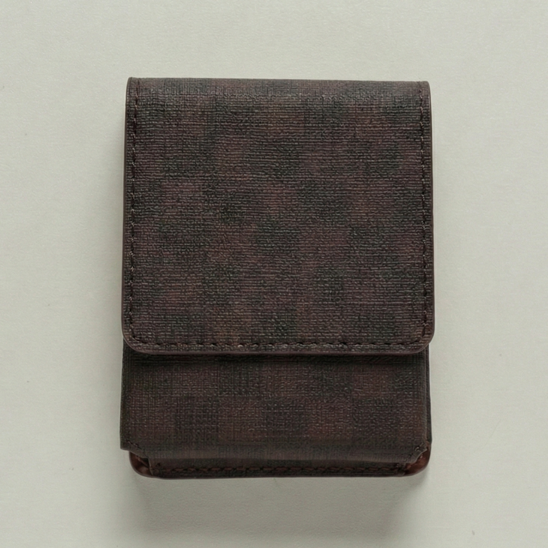 フィオレッティ 市松模様 リップケース コスメポーチ