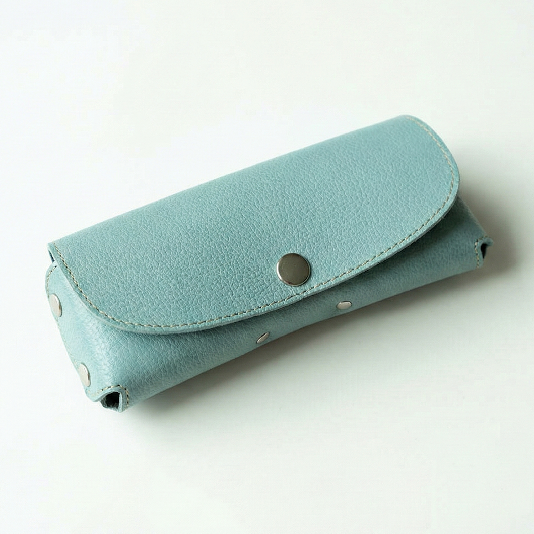 姫路レザー シュリンクレザー メガネケース