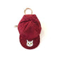 コーデュロイ キャップポーチ 刺繍 猫 小物入れ