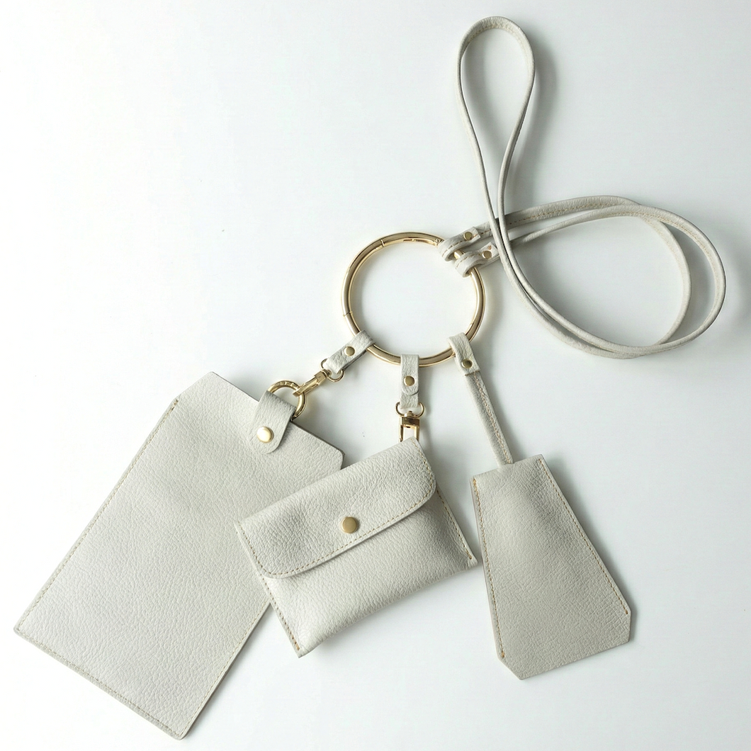 姫路レザー シュリンクレザー リング ショルダーバッグ