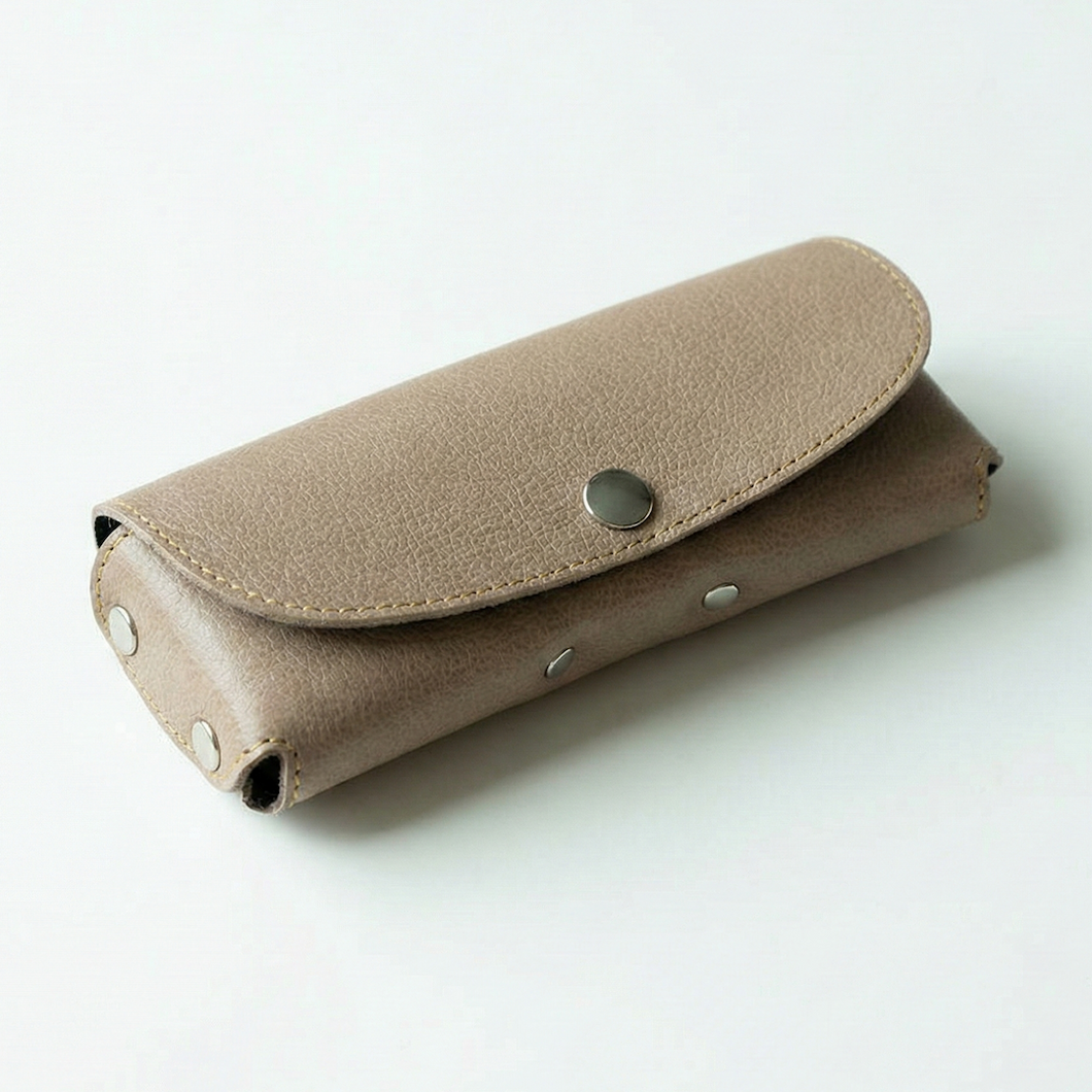 姫路レザー シュリンクレザー メガネケース